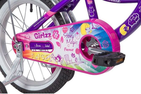 Велосипед NOVATRACK 16", LITTLE GIRLZZ (2023)